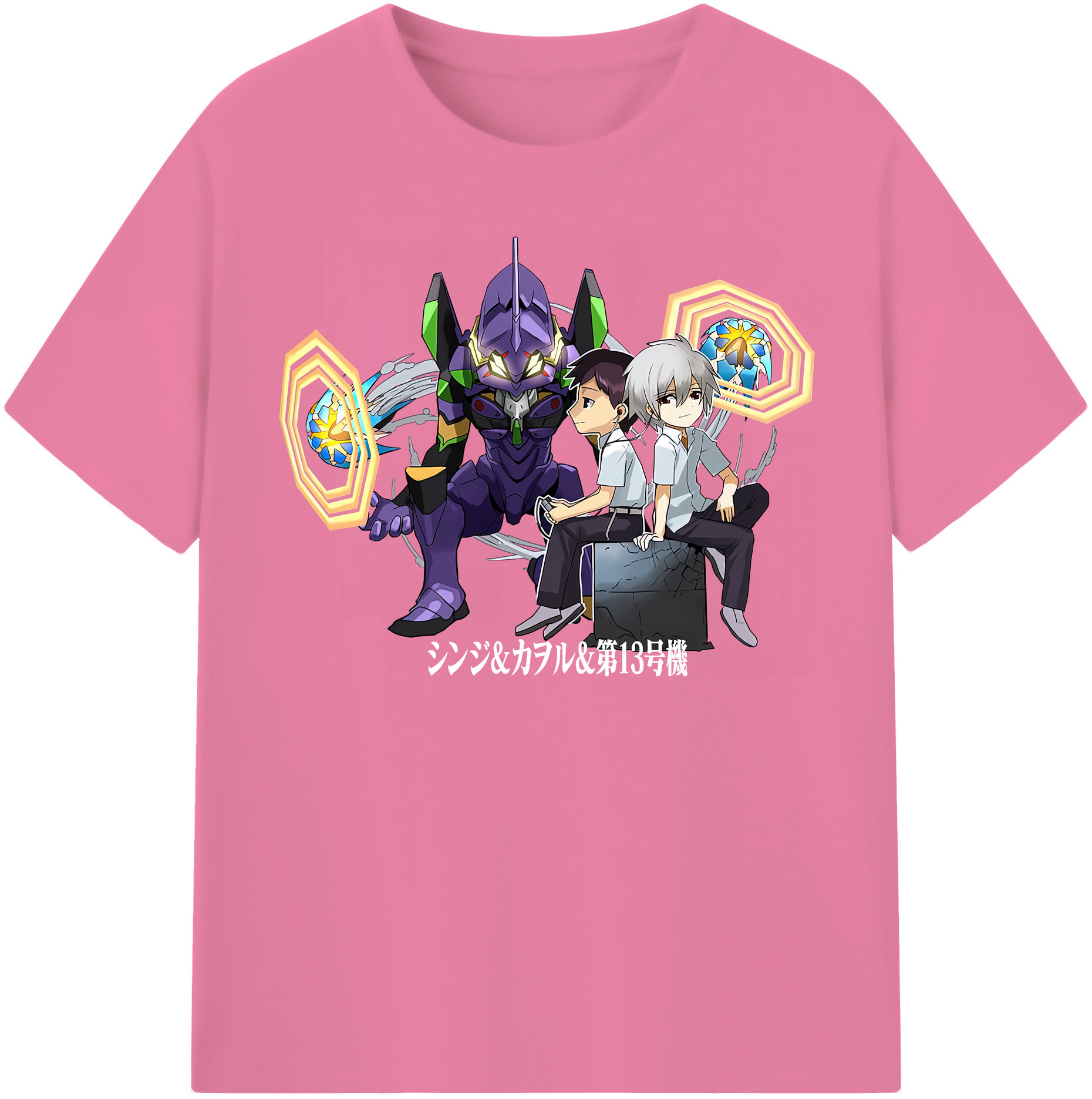 （画像用） EVA 新世紀エヴァンゲリオン 綿100％半袖Tシャツ（フロントプリント）